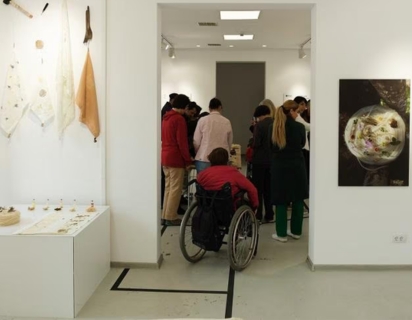 Image of quiet day dedicated to disabled audiences as part of the Circular Catalysts exhibition that took place during Romanian Design Week in Bucharest