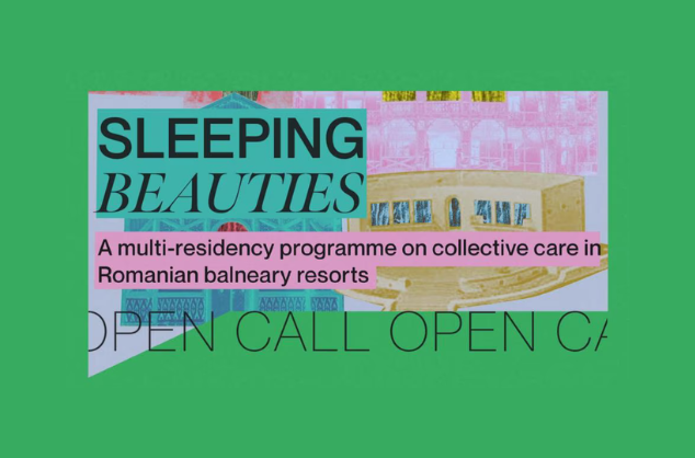 Green background to text: 'Sleeping Beauties Open Call'.