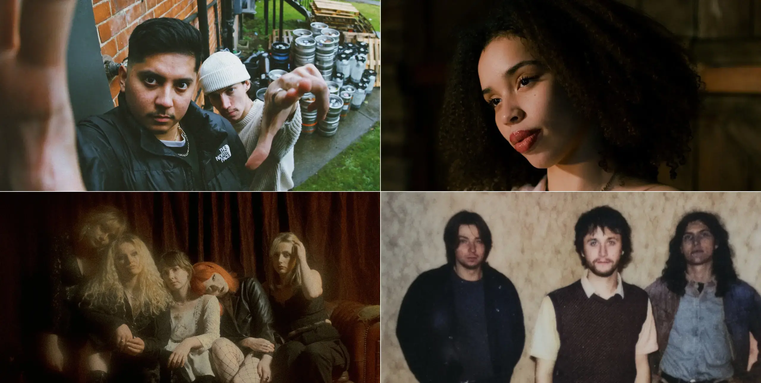 Four artists performing at The Great Escape