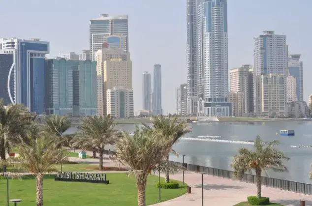 A cityscape image of Sharjah