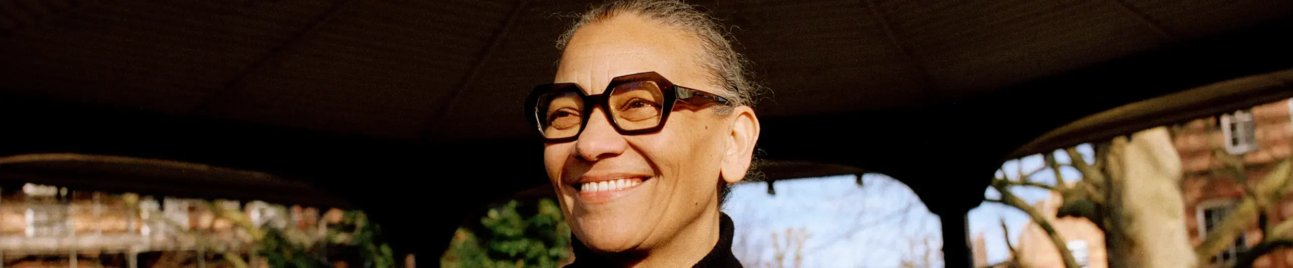 Portrait of the artist Lubaina Himid CBE RA